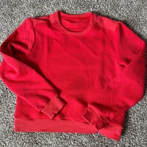Born Primitive Red Textured Sweatshirt
